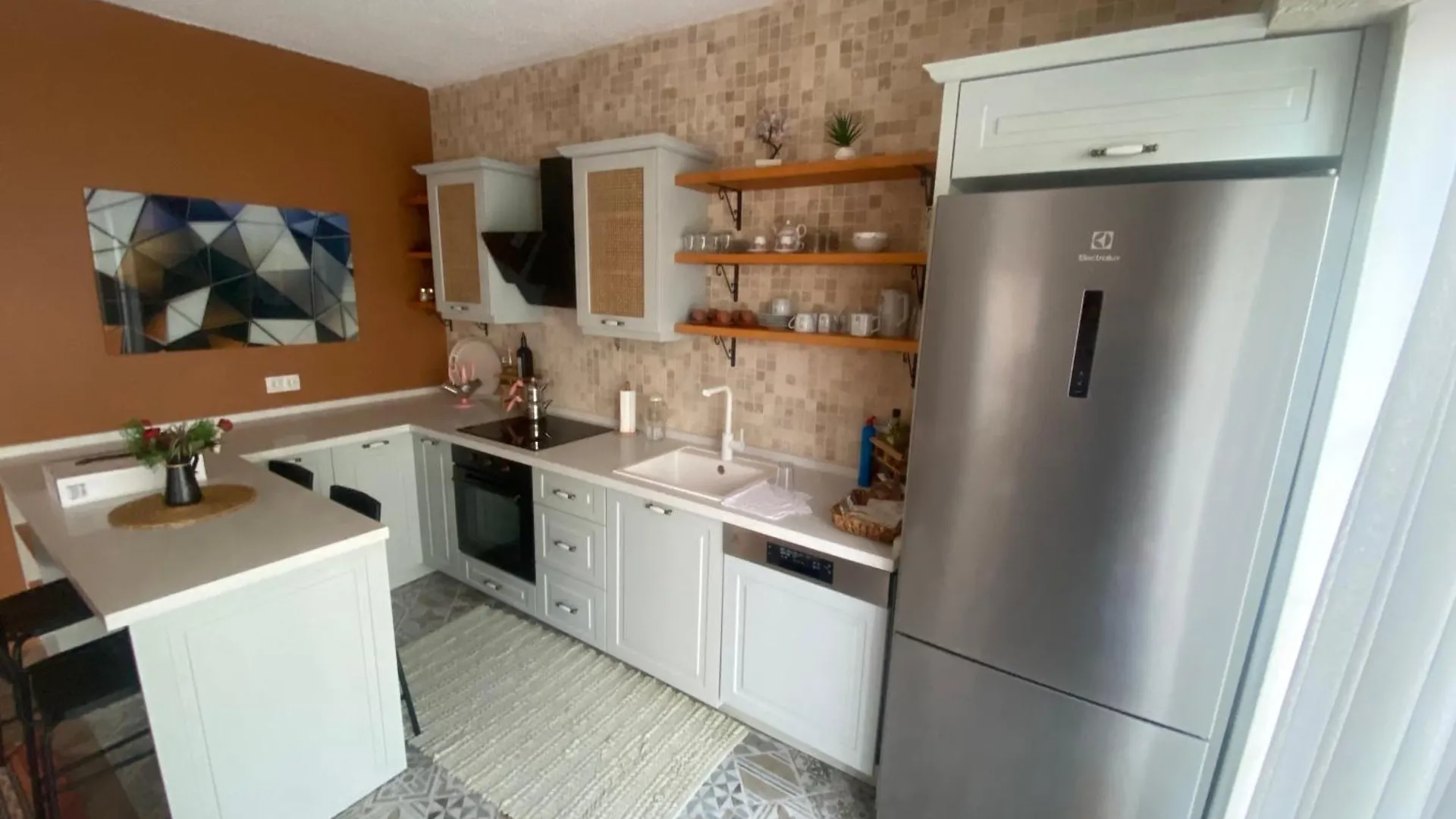 Cesme'De Villa Konforunda Alacati Tas Ev Tasarimli Sifir Esyali Casa de Férias Çeşme